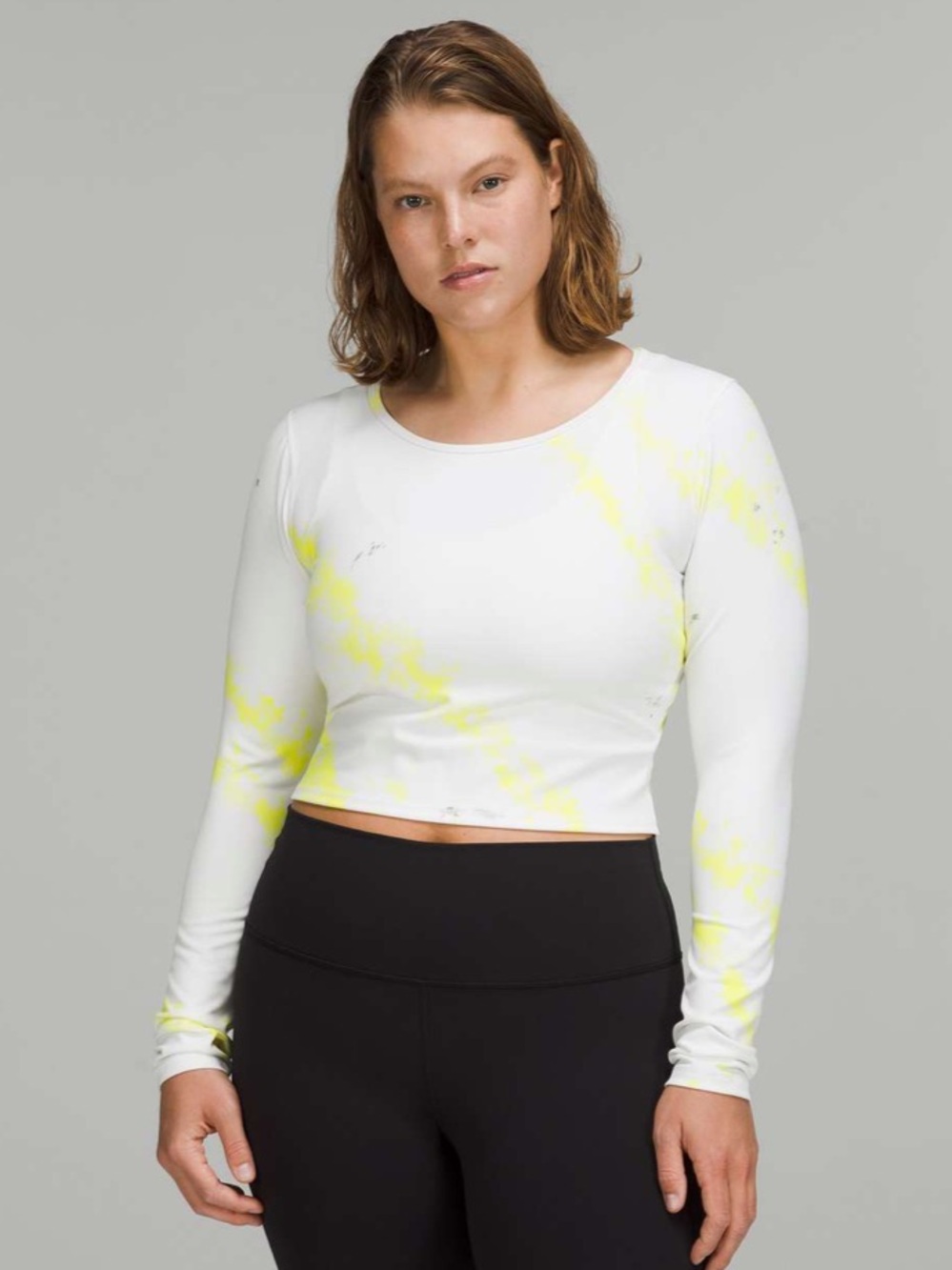 NWT Lululemon Wunder Train Cropped Long Sleeve Shirt
Cross Court Wash Electric